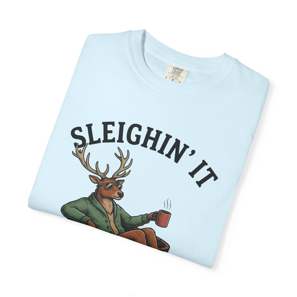 Stag Hot Tub Retro T-Shirt – Funny Christmas Deer Vacation product image 8
