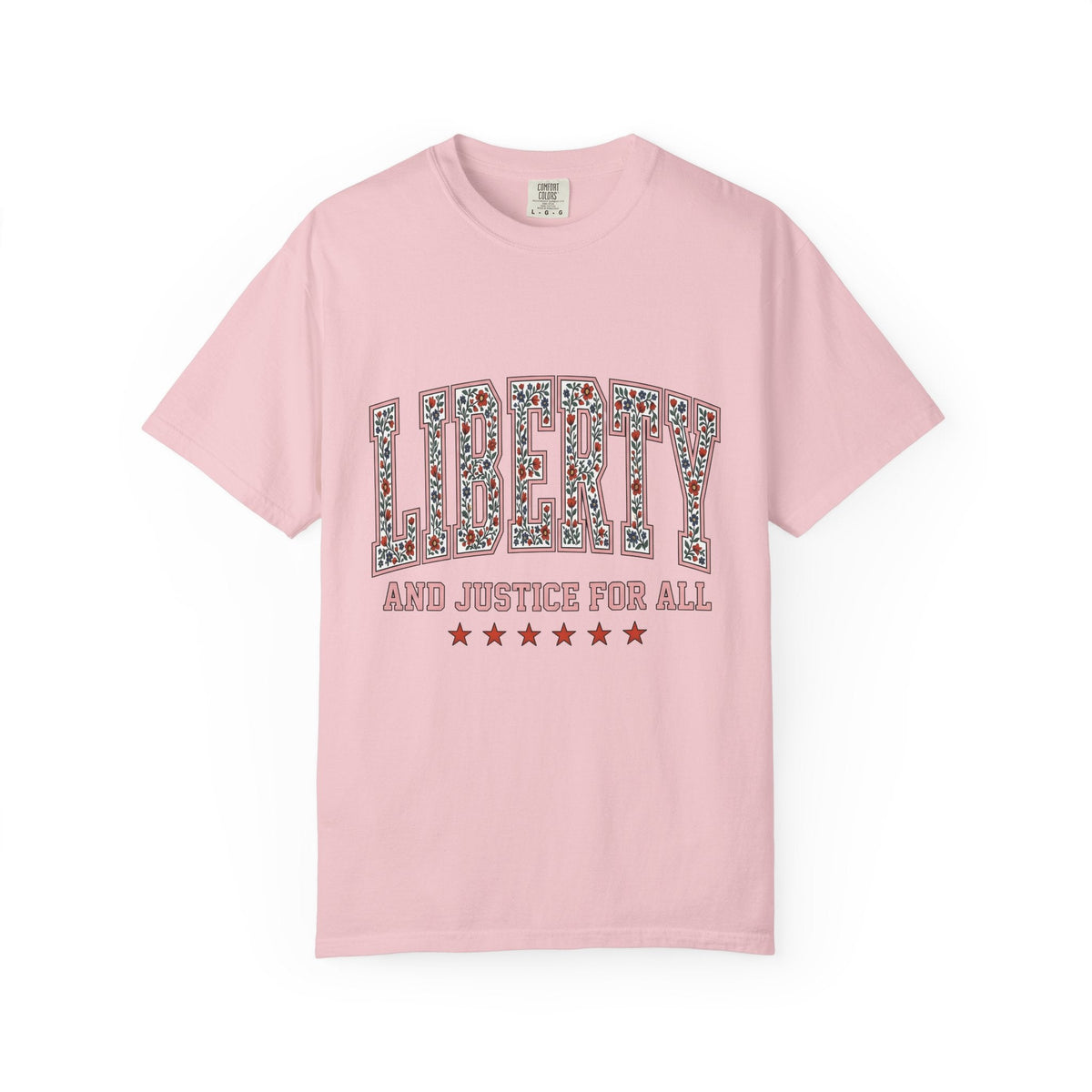 Flower Varsity Letters Shirt America Flag Unisex Gift Retro product image 3