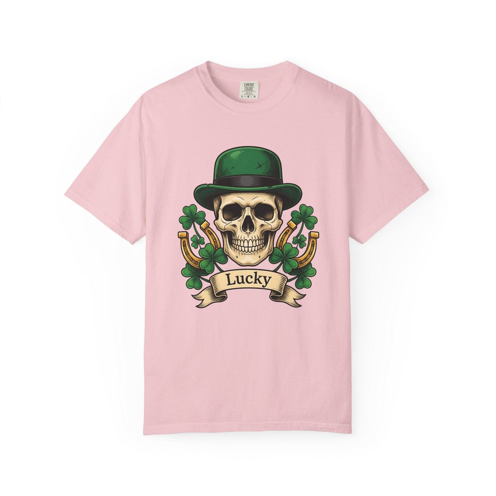 Skull Clover Shirt St Patrick's Day Fortune Unisex Gift product image 3