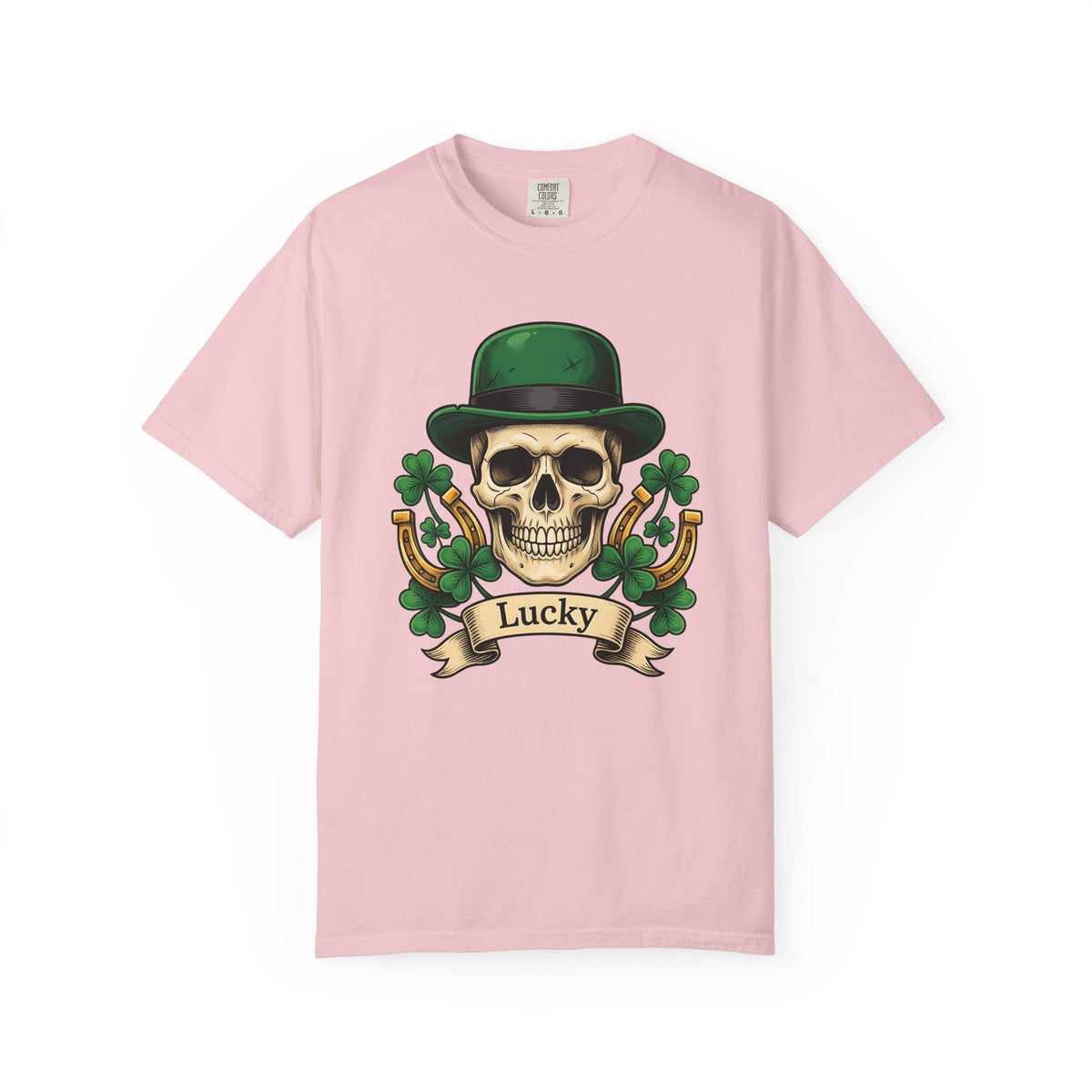 Skull Clover Shirt St Patrick's Day Fortune Unisex Gift product image 3