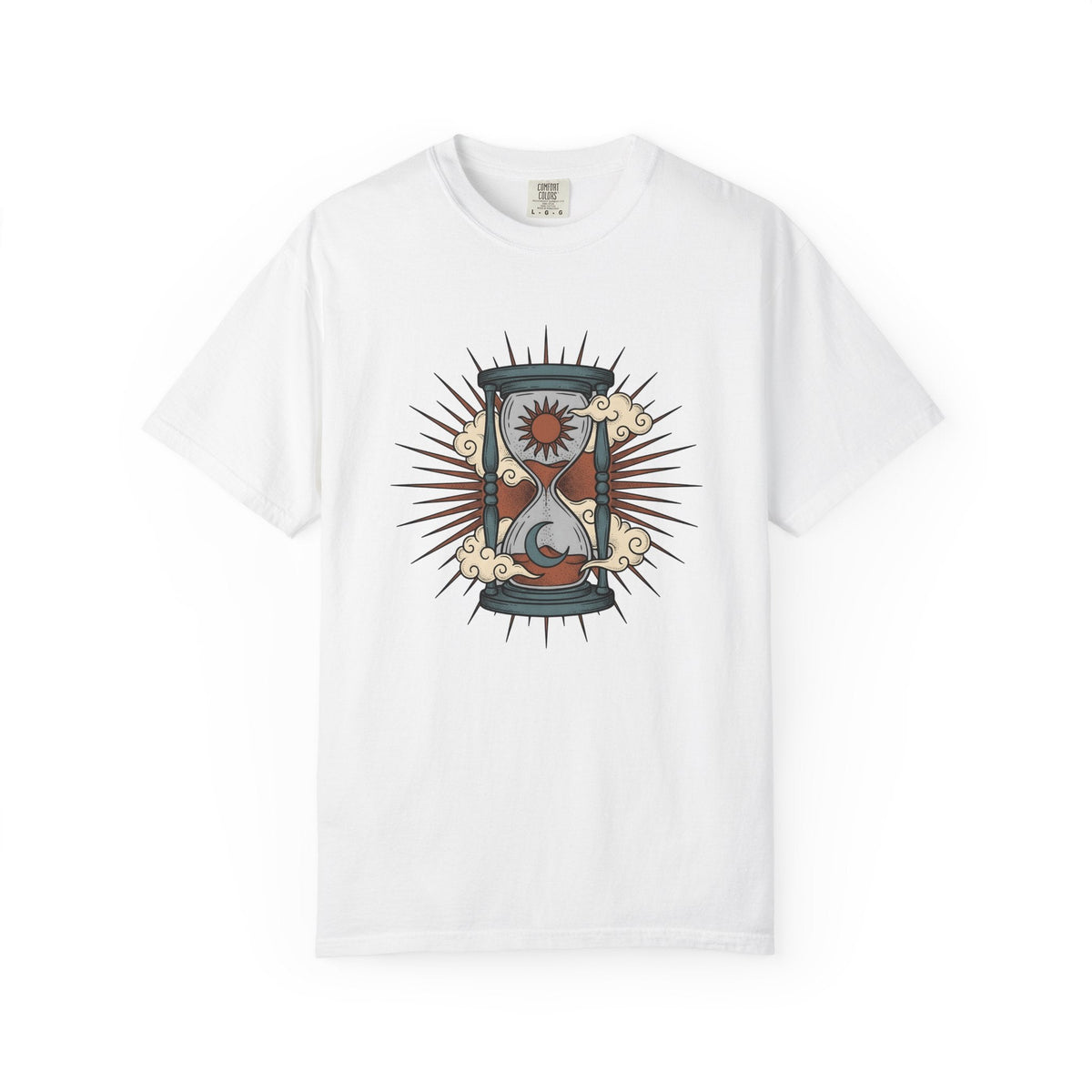Hourglass Sun Moon Shirt Boho Chic Astrology Unisex Gift product image 1