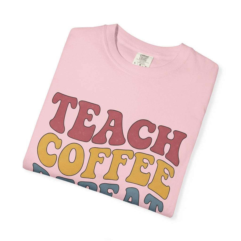 Retro Text Shirt Teacher Coffee Unisex Gift Groovy Tee product image 11