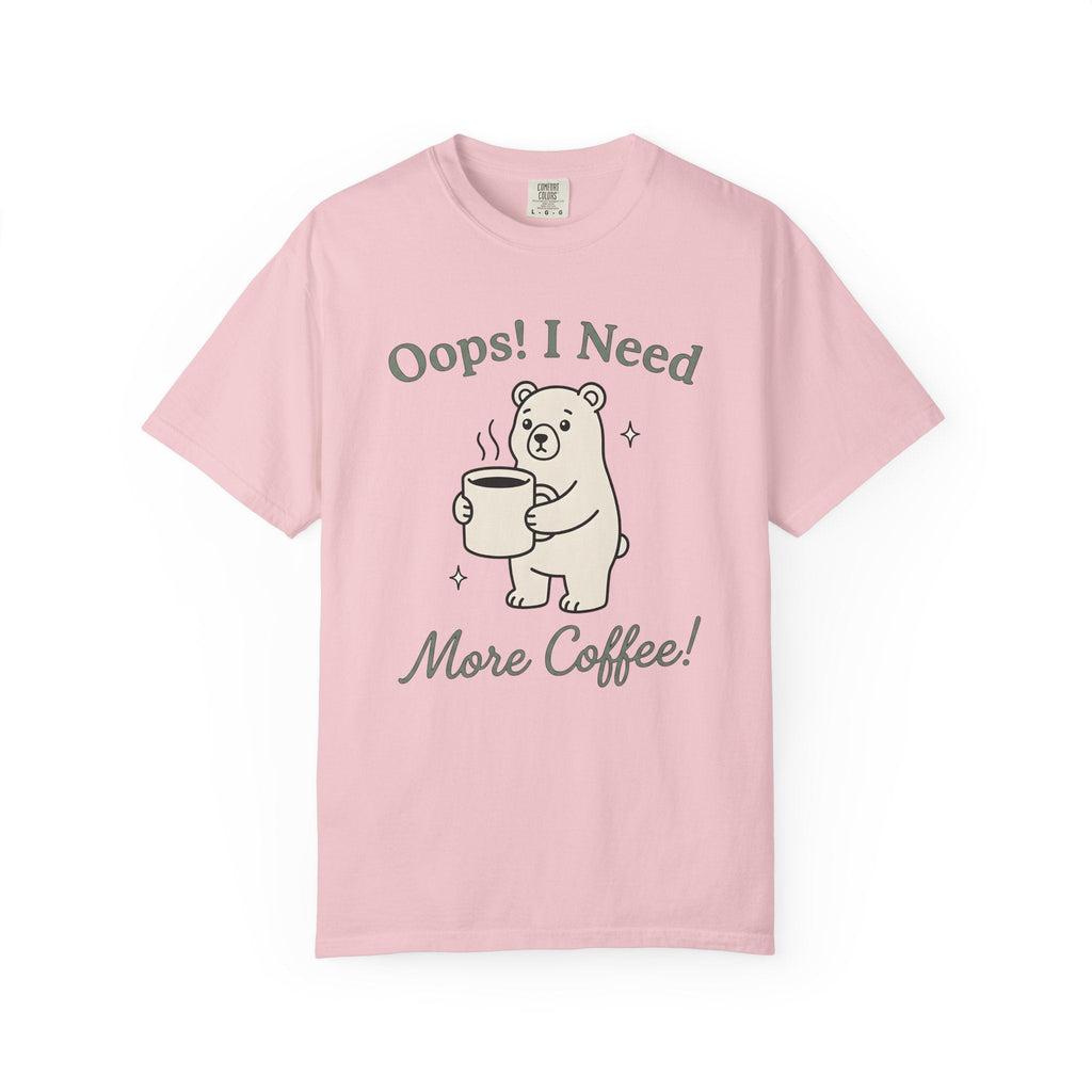 Bear Coffee Mug Shirt Coffee Wildlife Gift Women Cartoon Tee Coffee Mug T-Shirt Coffee Fan Cute Tshirt Animal Graphic Clean Twinkle Tshirt