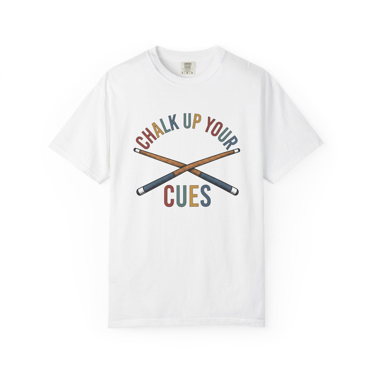 Pool Cues Shirt Billiards Game Unisex Gift Hand Drawn Tee product image 1