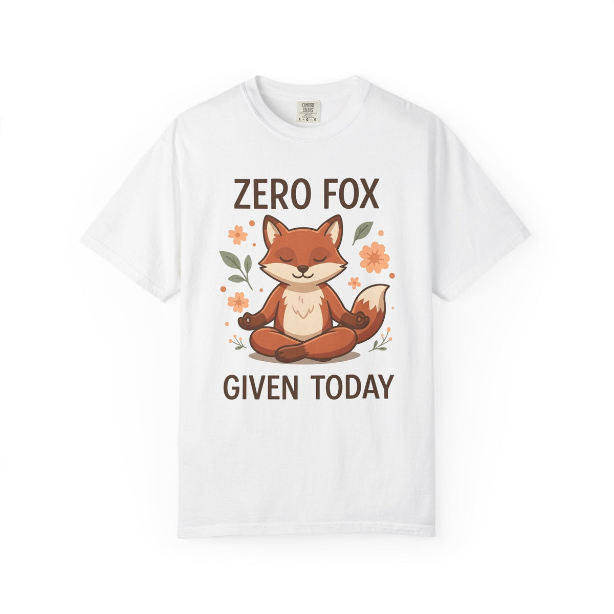 Peaceful Fox Shirt Yoga Creatures Unisex Gift Sweet Tee product image 1