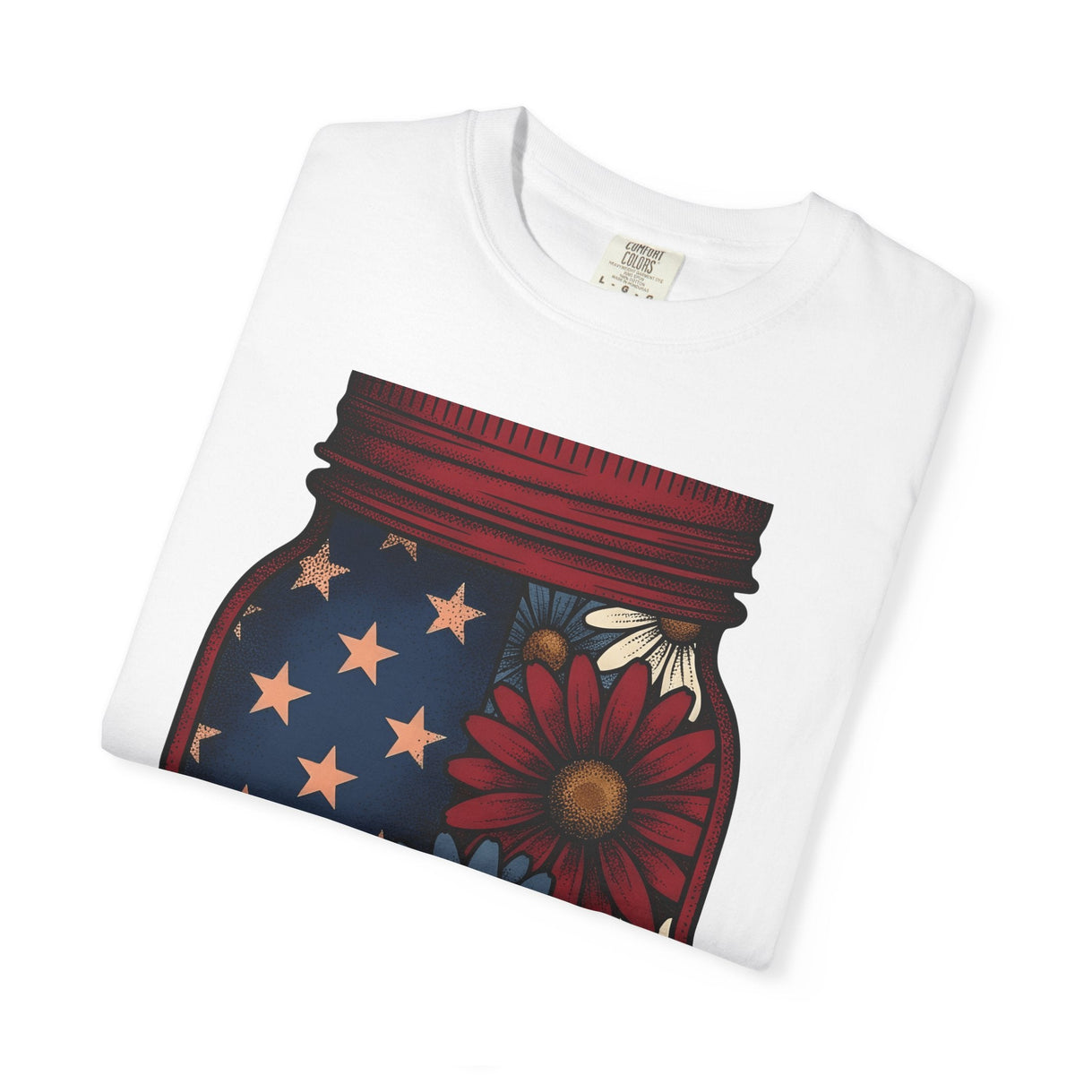 Jar Bouquet Shirt America Freedom Unisex Gift Old-Fashioned product image 5