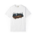 Kayak Bird Shirt Camping Exploration Unisex Gift Sketch Tee product image 1