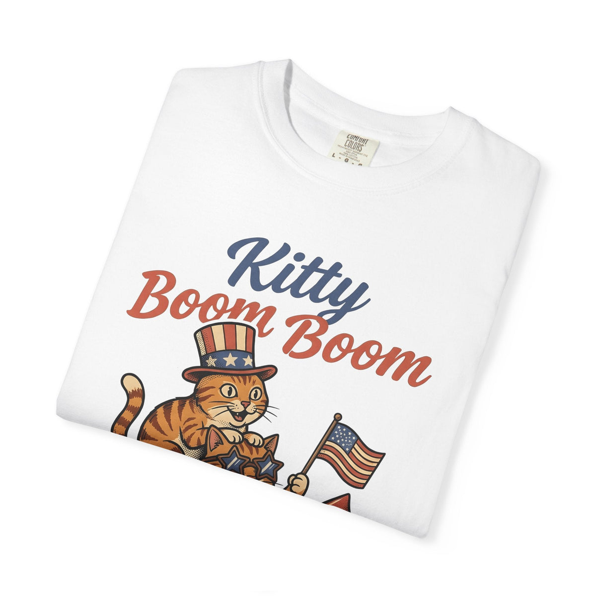 Patriotic Cats Vintage T-Shirt – American Kitty Lover product image 5