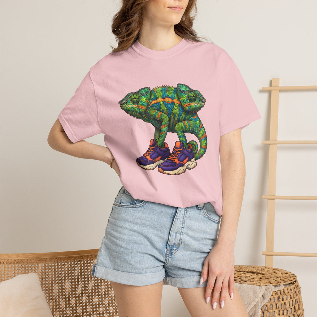 Chameleon Sneakers Shirt Animals Reptile Unisex Gift Vibrant Graphic Tee Custom