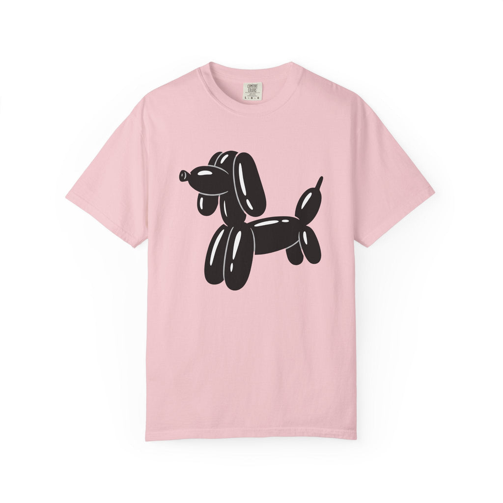 Balloon Puppy Shirt Cute Pets Unisex Gift Simple Tee Dog product image 3