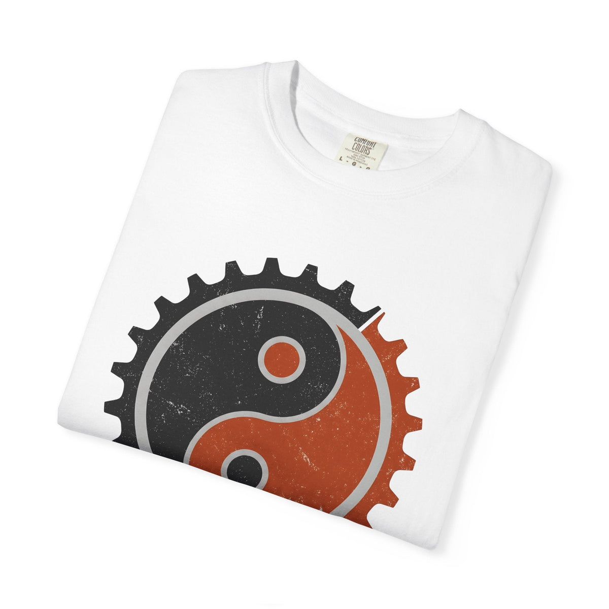 Yin Yang Gear Shirt Sports Cycling Unisex Gift Distressed product image 5