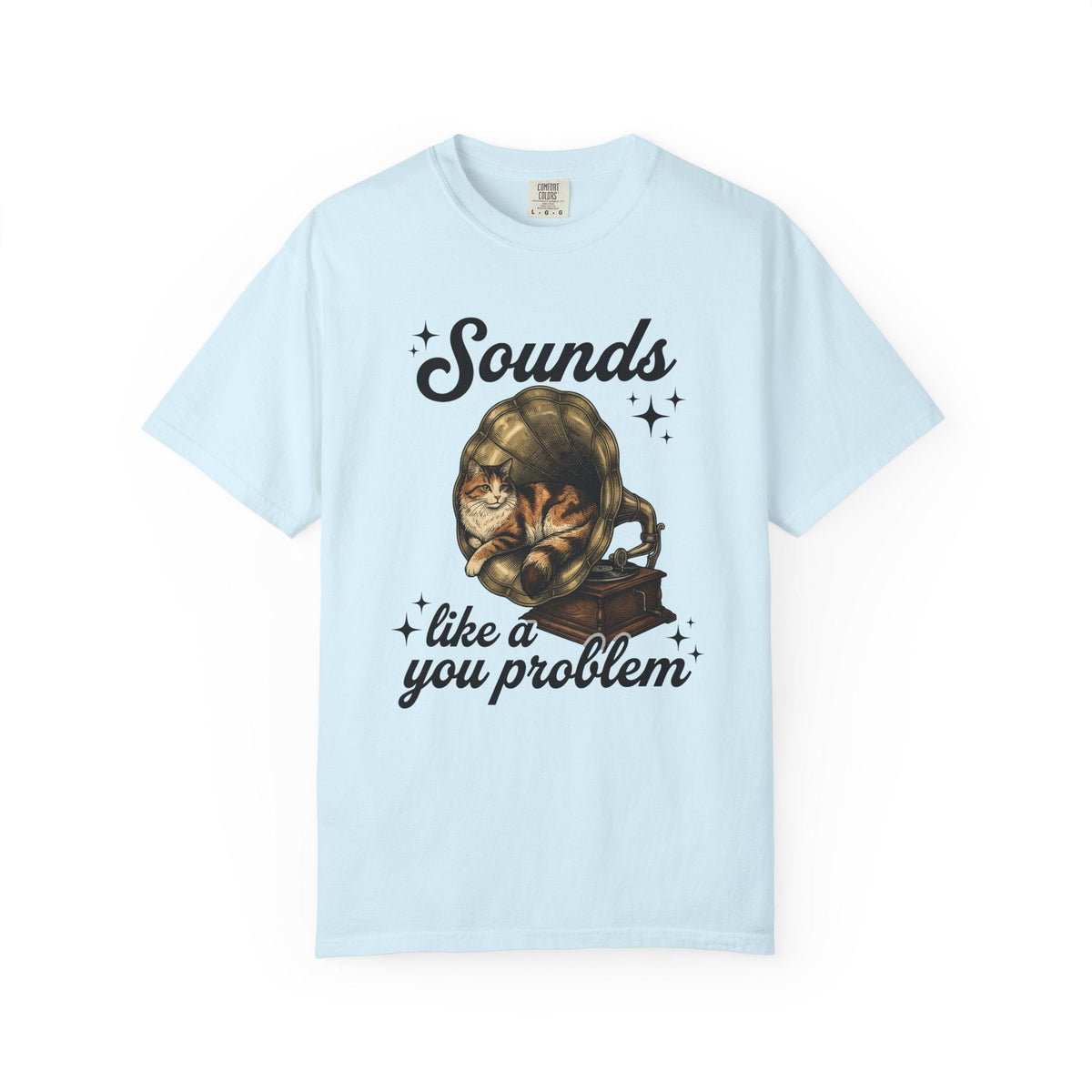 Cat Gramophone Shirt Music Unisex Gift Vintage Tee product image 2