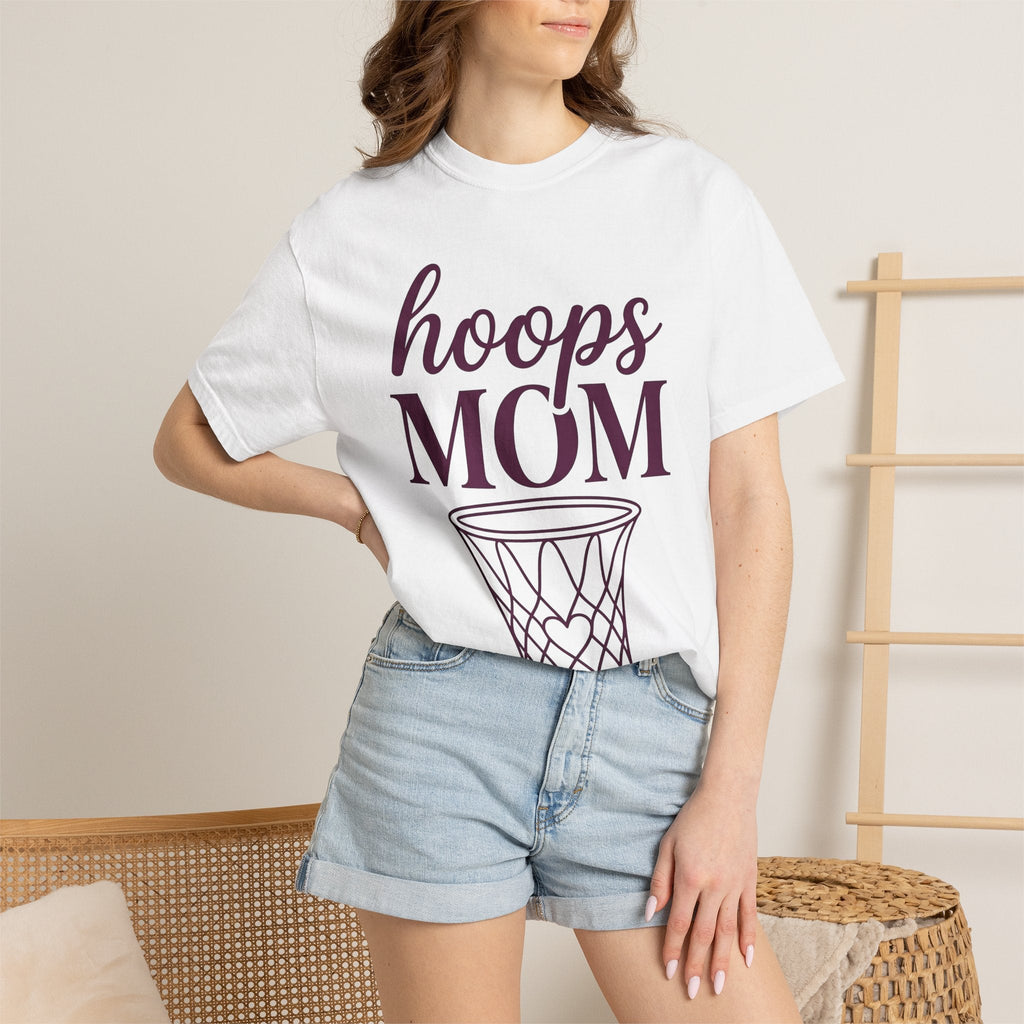 Basketball Hoop Shirt Moms Sports Gift for Women Modern Tee product image 6