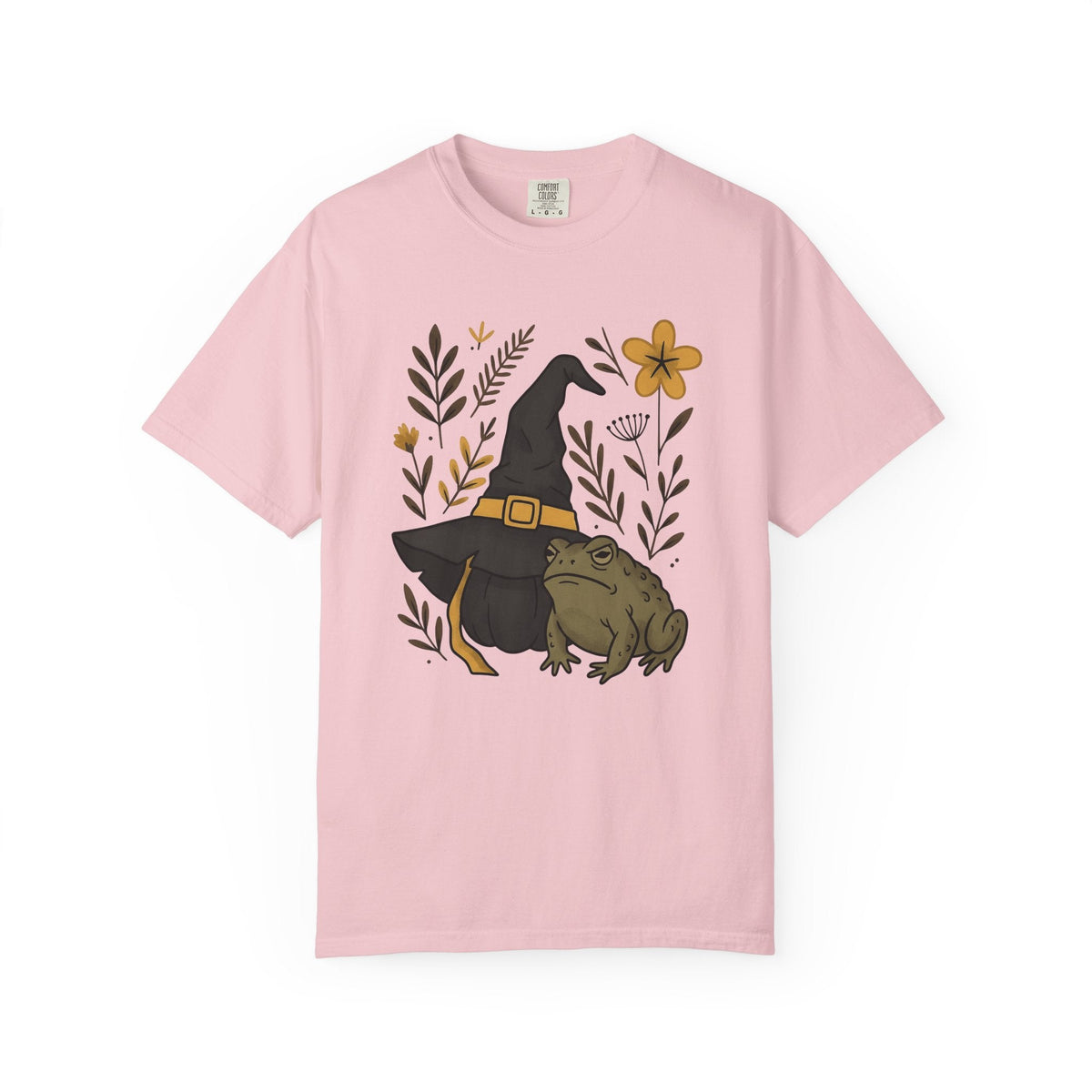 Toad Witch Hat Shirt Halloween Witch Unisex Gift Bohemian Tee Witch Hat T-Shirt