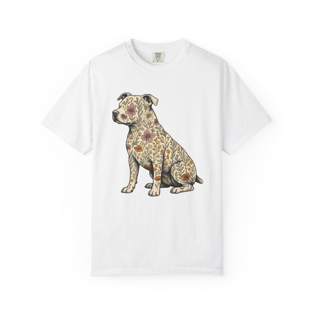 Blossom Dog Shirt Wildlife Gift Women Tribal Tee Puppy product image 1