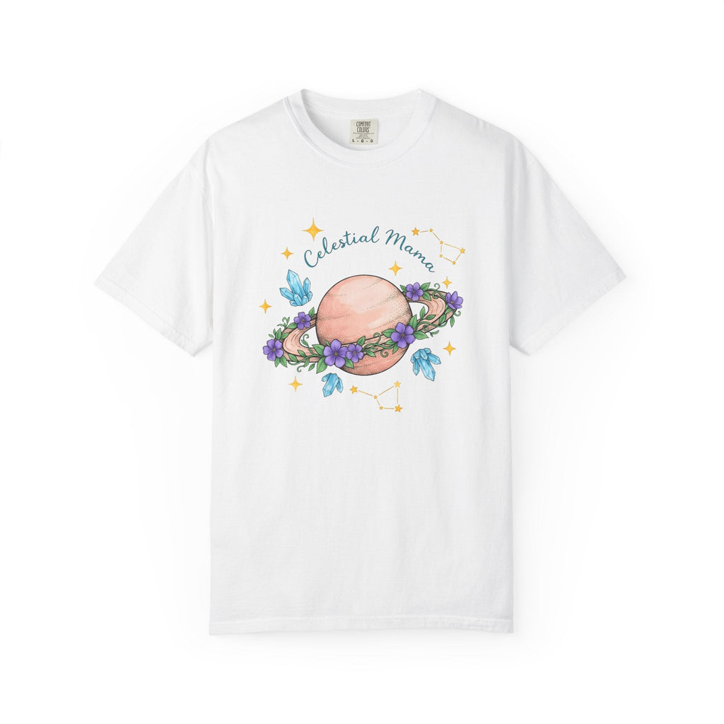 Flower Planet Shirt Boho Chic Astrology Unisex Gift Fantasy product image 1