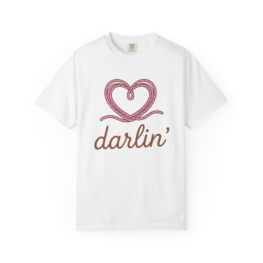 Rope Heart Shirt Cowgirl Ranch Gift Women Simple Tee product image 1