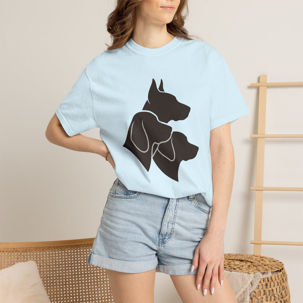 Puppy Silhouette Shirt Dog Creatures Gift Women Basic Tee product image 9