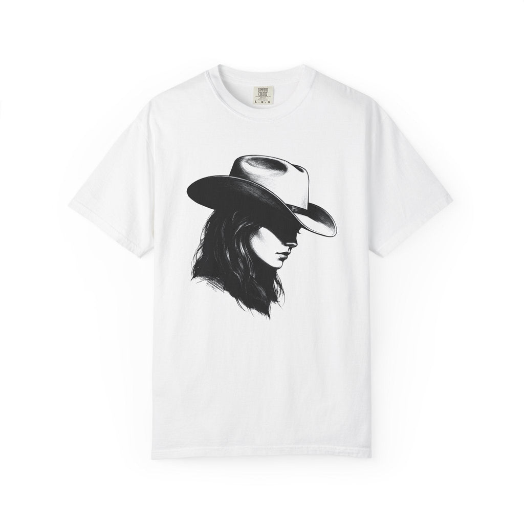 Cowgirl Portrait Shirt Agriculture Gift for Women Cartoon product image 1