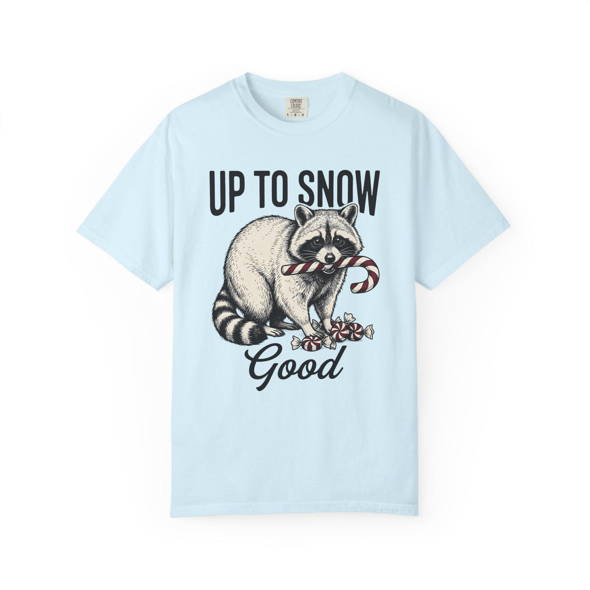 Raccoon Candy Cane Shirt Holiday Animal Unisex Gift Vintage product image 2