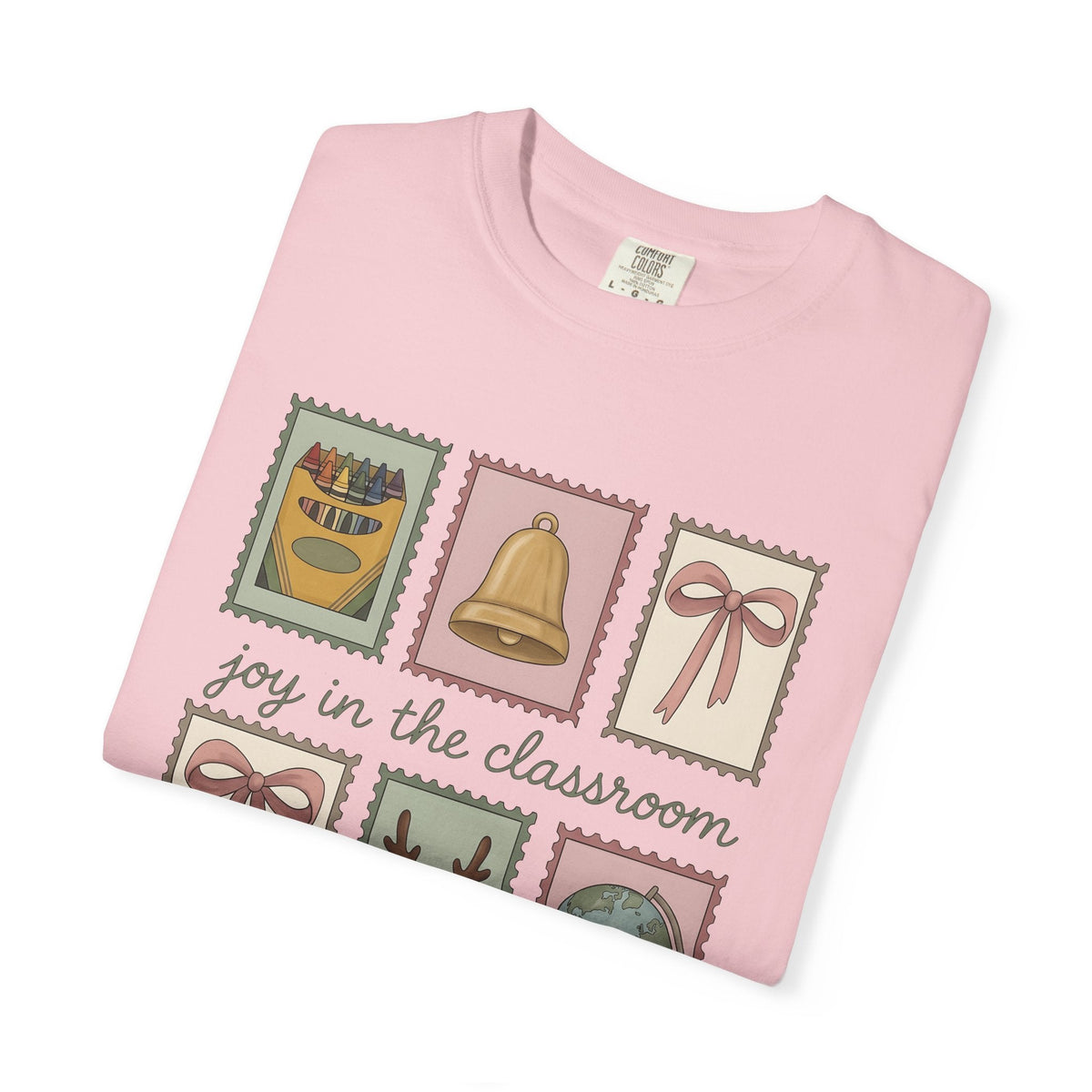 Classroom Rubber Stamps Whimsical T-Shirt – Teacher School product image 11