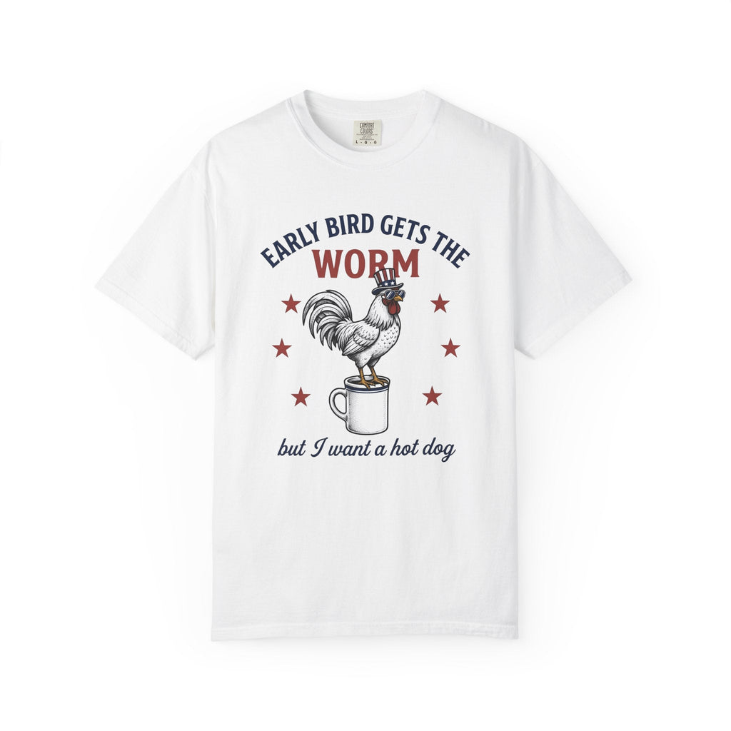 Rooster Coffee Mug Shirt America/4th Of July Joke Unisex Gift Independence Tee