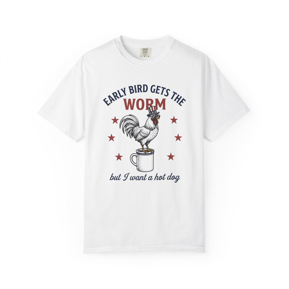 Rooster Coffee Mug Shirt America/4th Of July Joke Unisex Gift Independence Tee