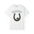 Shamrock Horseshoe Shirt St Patrick's Day Amulet Unisex product image 1