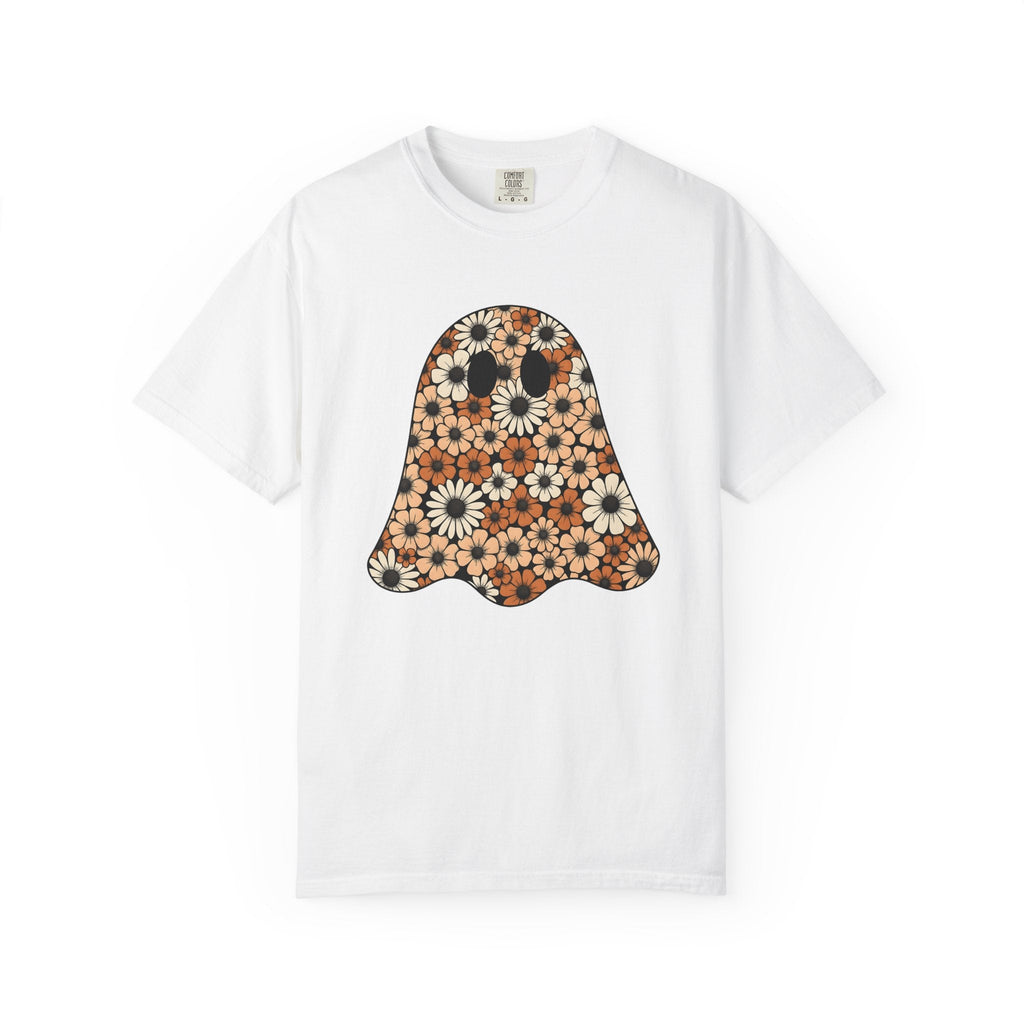 Garden Ghost Shirt Halloween Flora Unisex Gift Folk Tee product image 1