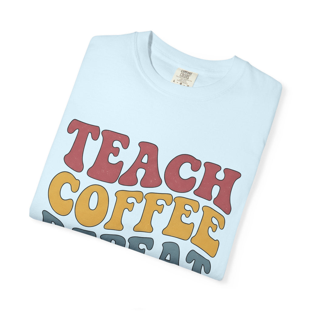 Retro Text Shirt Teacher Coffee Unisex Gift Groovy Tee product image 8