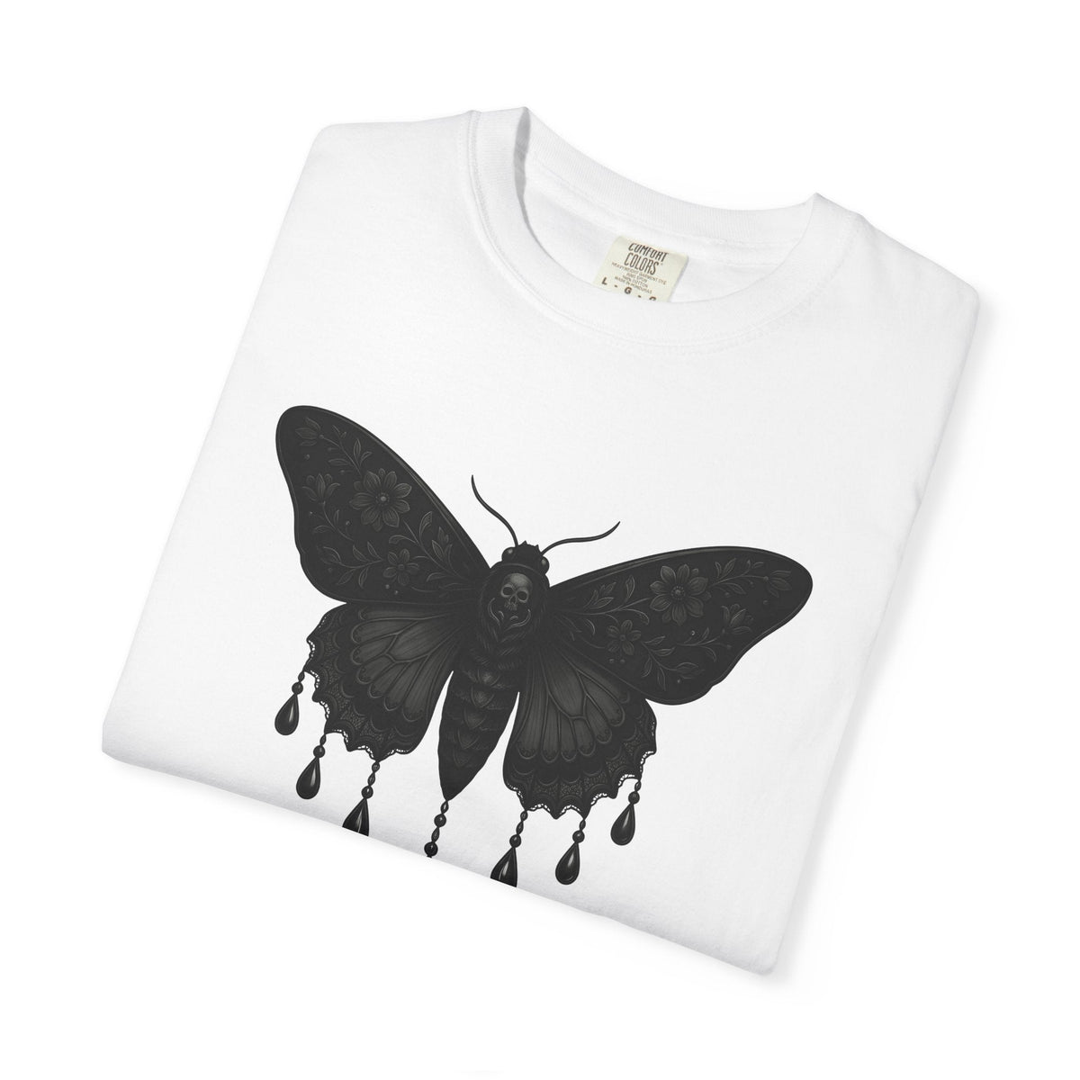 Spooky Moth Shirt Halloween Dark Unisex Gift Horror Art Tee product image 5