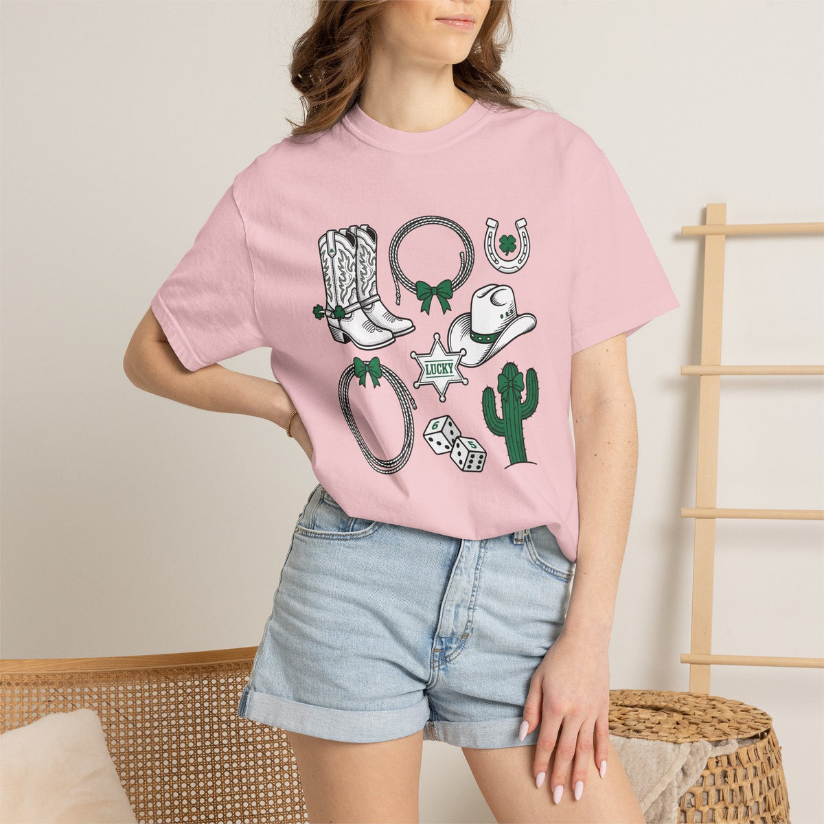 Cowboy Country Symbols Shirt St Patricks Day Rodeo Unisex product image 12