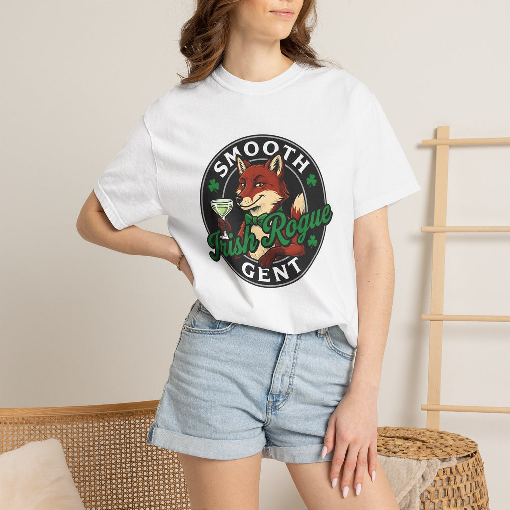 Fox Cocktail Shirt St Patrick's Day Animal Gift Women product image 6