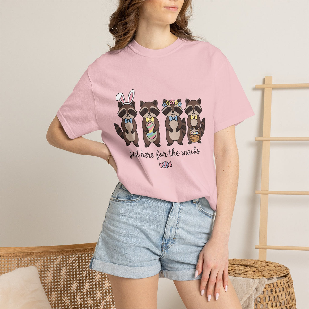 Raccoon Family Shirt Easter Pets Unisex Gift Sweet Tee product image 12