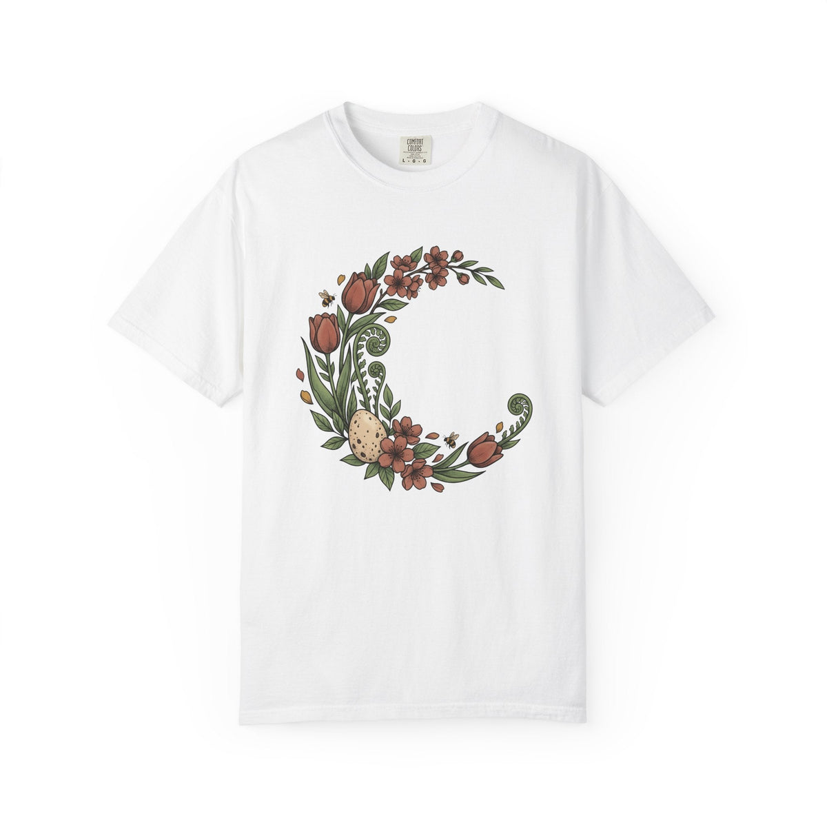 Bloom Egg Shirt Spring Festivity Unisex Gift Natural Tee product image 1