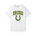 Horseshoe Shirt St Patrick's Day Charm Unisex Gift Applique Tee Horse Shoe
