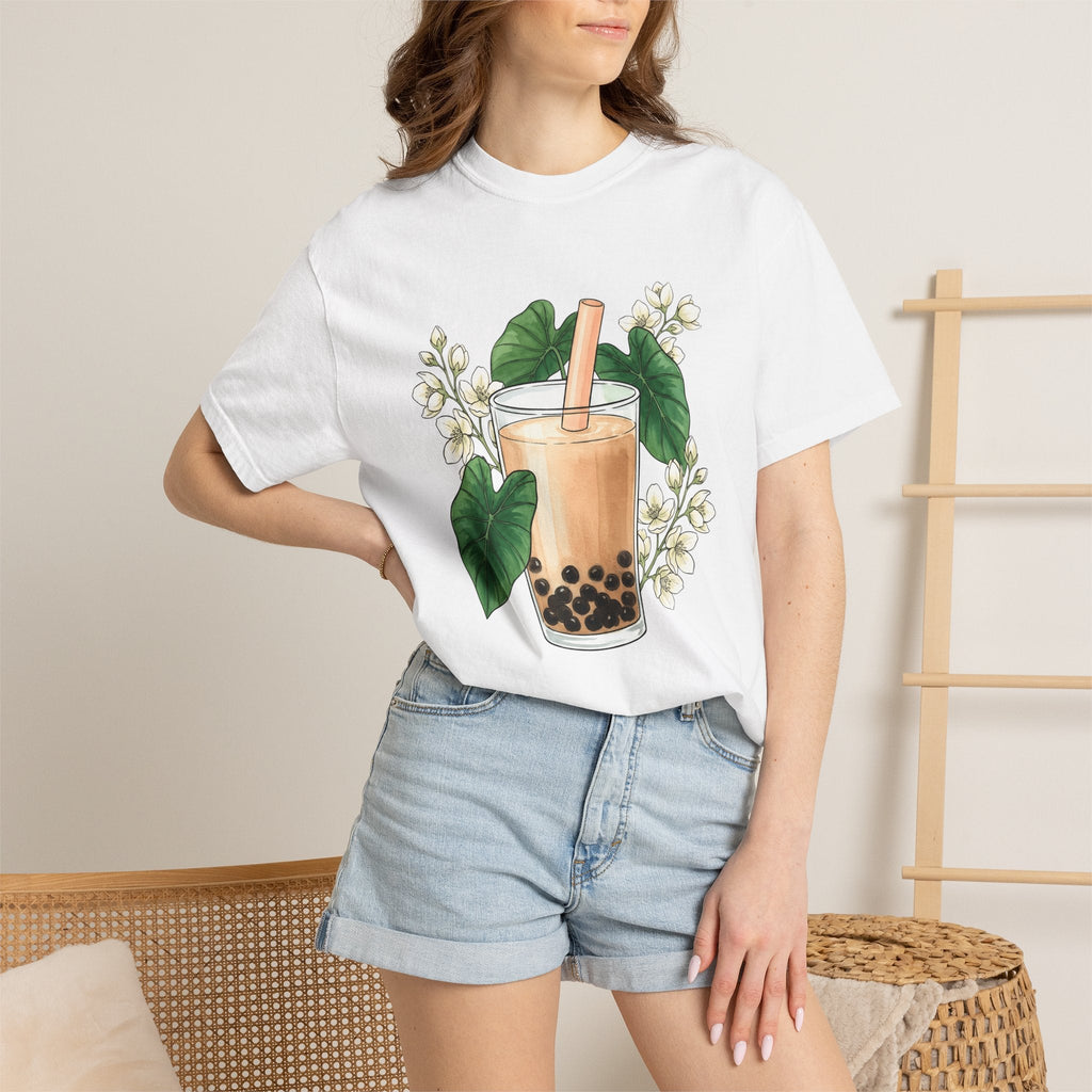 Bubble Tea Shirt Drinks Plants Unisex Gift Ink Tee Boba product image 6