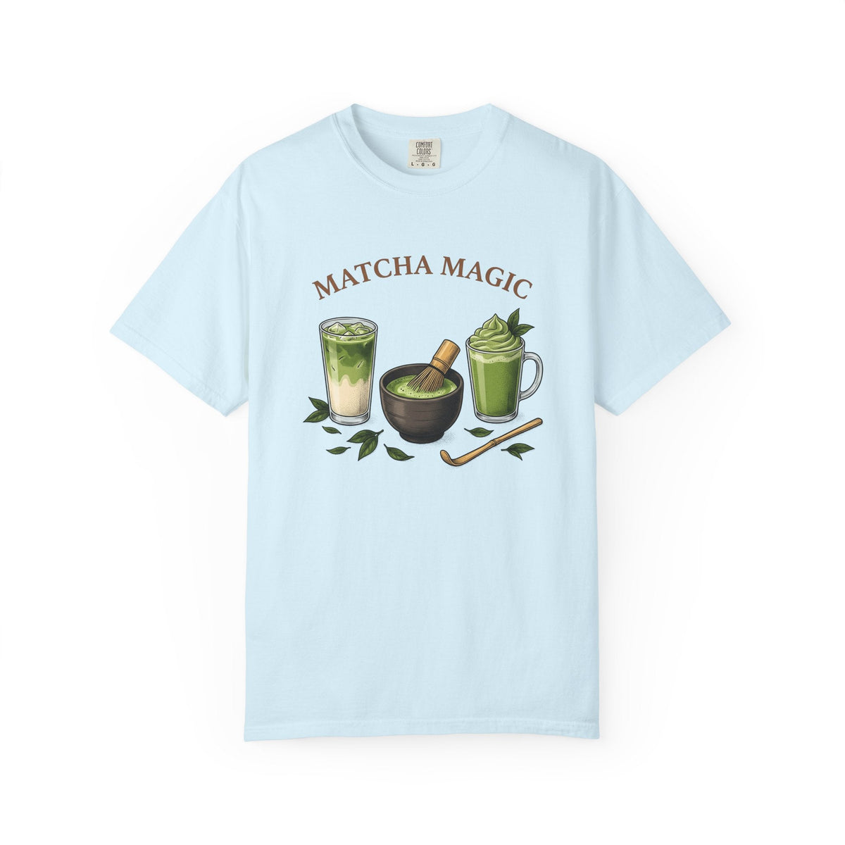 Matcha Latte Shirt Coffee Cooking Unisex Gift Old School product image 2