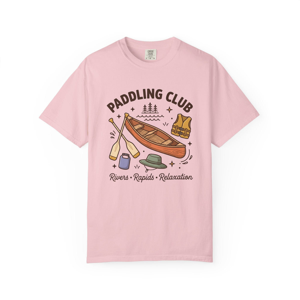 Canoe Oars Shirt Paddling Wilderness Unisex Gift Anime Tee product image 3