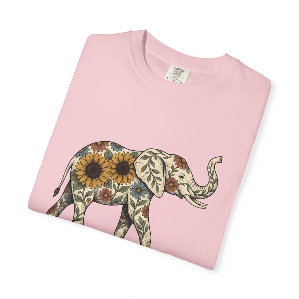 Elephant Flower Shirt Animals & Flowers Outdoors Unisex product image 11