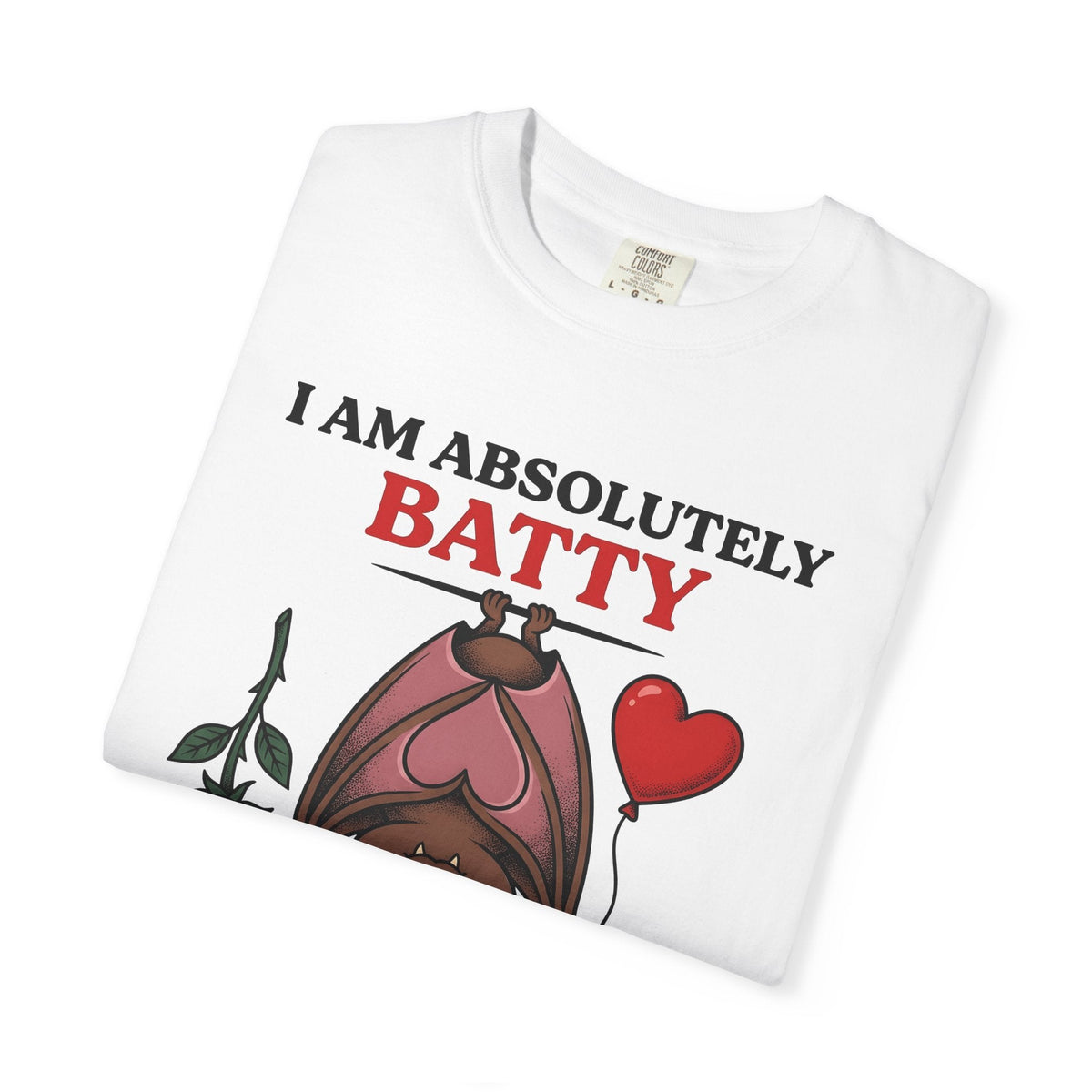 Bat Love Shirt Valentine Wildlife Unisex Gift Comic Tee product image 6