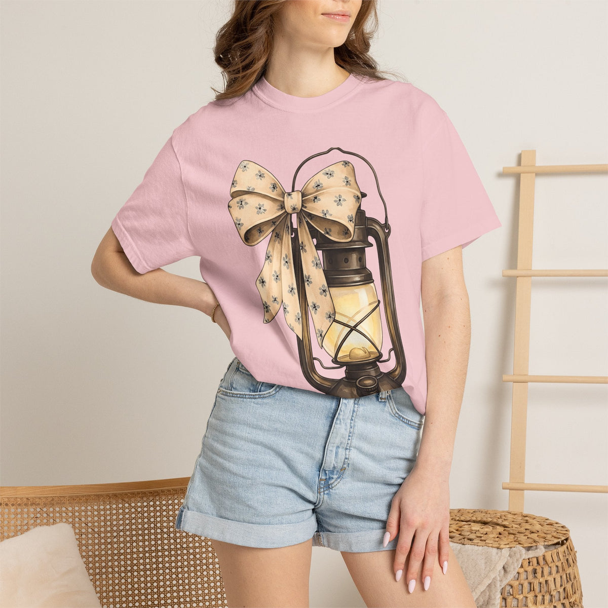 Lantern Lamp Shirt Cowgirl Rodeo Gift for Women Shabby Chic product image 12