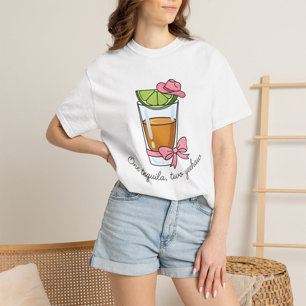 Tequila Shot Shirt Cowgirl Party Gift for Women Cartoon Tee product image 6