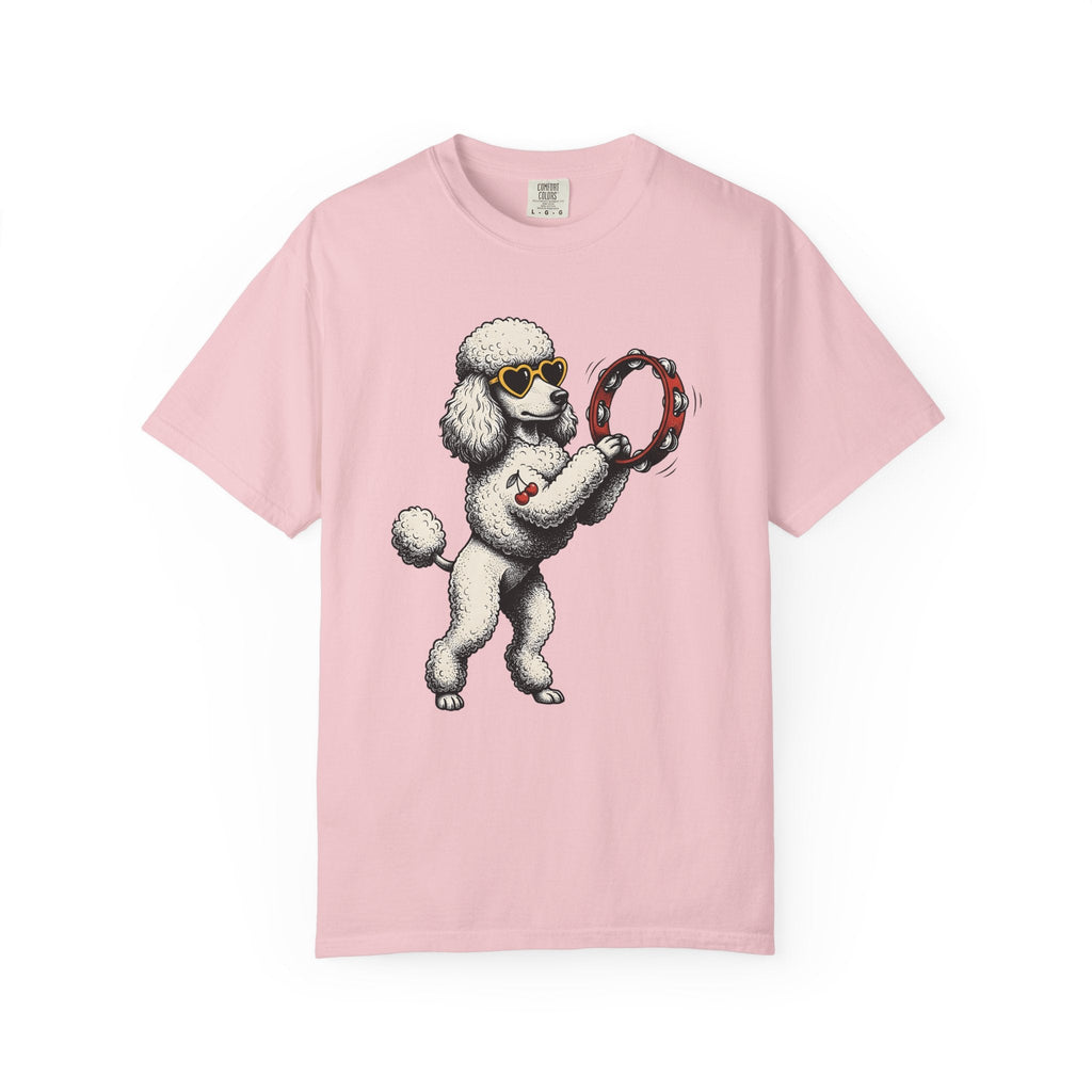Poodle Dog Shirt Music Unisex Gift Cartoon Tee T-Shirt Fan product image 3