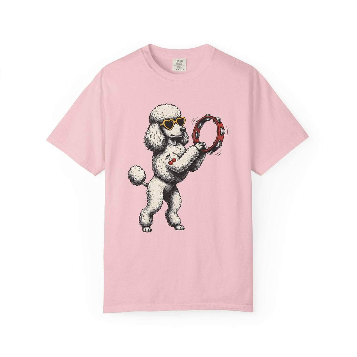 Poodle Dog Shirt Music Unisex Gift Cartoon Tee T-Shirt Fan product image 3