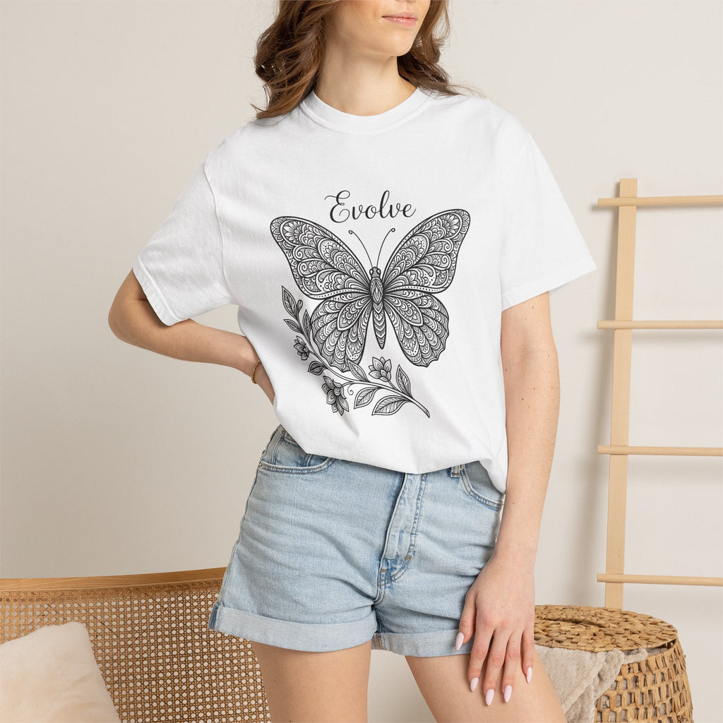 Butterfly Print Shirt Animals & Flowers Flora Unisex Gift product image 6