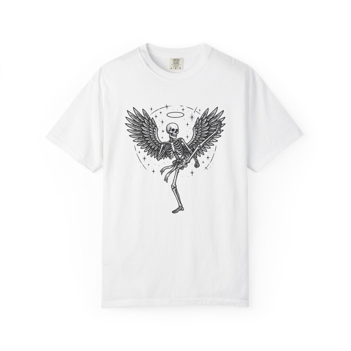 Angel Skull Shirt Sports Combat Unisex Gift Ink Tee Sugar product image 1