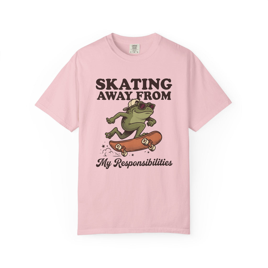 Frog Skater Cool Glasses T-Shirt – Funny Toad Animal product image 3