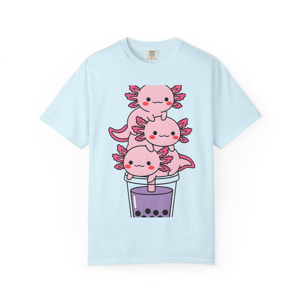 Axolotl Tea Shirt Drinks Pets Unisex Gift Cute Tee Mexican product image 2