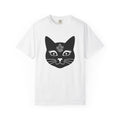 Black Cat Face Shirt Witchy Gift for Women Minimalist Tee product image 1